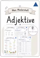 Vorschau - Arbeitsblätter - Minilernheft - Adjektive (mit Montessori - Symbolen) - Deckblatt