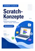 Vorschau - Arbeitsblätter - Übungsheft Informatik: Blockbasierte Programmierung – Grundlagen & Unplugged-Übungen - Deckblatt