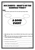 Vorschau - Arbeitsblätter - New York City Events - Mediation Cards (worksheets & presentation) - Seite 1