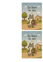 Vorschau - Bildkarten - Abschiedsgeschenk für Kinder – Sternschlüsselanhänger-Karten mit persönlichen Wünschen - Seite 1