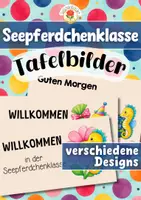 Vorschau - Präsentationen/Tafelbilder - Seepferdchenklasse - Tafelbilder (Klassentier) - Deckblatt
