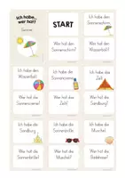 Vorschau - Arbeitsblätter - Lesen Sommer – Ich habe, wer hat? Lesespiel | DaZ, Freiarbeit, Vorkurs Deutsch, Wortschatz, Sprachförderung, 1. Klasse Sommer, 2. Klasse Sommer - Seite 3