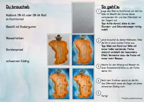 Vorschau - Mal- und Bastelvorlagen - Die zerrinnende Zeit nach Salvador Dali - Seite 3