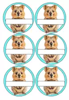 Vorschau - Poster - Niedliche Namensschilder Quokkas Einschulung - Seite 1