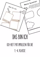 Vorschau - Arbeitsblätter - Das bin ICH: ICH-Heft mit Impulsen und Aufgaben für die 1.-4.Klasse - Deckblatt