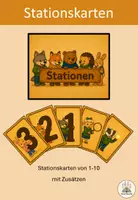 Vorschau - Bildkarten - Stationskarten für den Unterricht - Deckblatt