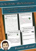anteprima - Esercizi - Oebisfelde-Weferlingen – Scheda: testo con spazi vuoti, comprensione all'ascolto e crucipuzzle - Pagina di copertina