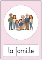 Vorschau - Merkblätter - la famille Wortspeicher/Tafelmaterial - Seite 2
