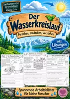 Vorschau - Arbeitsblätter - Materialpaket - Der Wasserkreislauf Sachunterricht - Seite 1