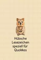 Vorschau - Bildkarten - Hübsche Lesezeichen für Quokkas - Deckblatt