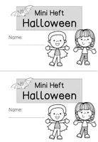 Vorschau - Arbeitsblätter - Halloween Klasse 1-3 | Rätsel, Knobelaufgaben | Miniheft - Seite 1