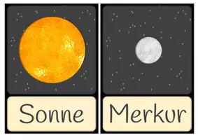 Vorschau - Präsentationen/Tafelbilder - Planeten und Sonnensystem - Tafelbilder - Seite 1