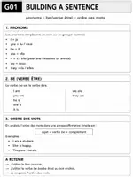 Aperçu - Affichage - Leçons d'anglais en grammaire et vocabulaire - Page de couverture