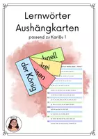 Vorschau - Arbeitsblätter - Lernwörter-Paket passend zu KariBu1 - Seite 1