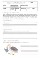 Vorschau - Arbeitsblätter - Plastikmüll im Meer Erdkunde Klassenarbeit - Seite 1