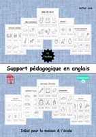 Aperçu - Feuilles d'exercices - 12 Fiches : Beginning Sounds (Anglais) - Page de couverture