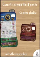 Aperçu - Matériel pour travaux manuels / dessin - and of year memory book - camera souvenir pliable (ressource en englais) - Page de couverture