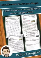 Aperçu - Inclusion - Arrondissement de Mayence-Bingen – Fiche : texte à trous, compréhension orale et mots mêlés - Page de couverture