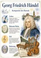 Vorschau - Arbeitsblätter - Lernposter + Arbeitsblätter "Georg Friedrich Händel" + Lösung & MP3 + Mindmap + Infografik - Deckblatt
