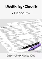 Vorschau - Präsentationen/Tafelbilder - Materialpaket "Handouts zum Ersten Weltkrieg" - Geschichte - Klasse 10-13 - Seite 1
