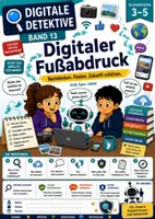 Vorschau - Stundenentwürfe - Künstliche Intelligenz Digitale Detektive Band 13 Digitaler Fußabdruck - Deckblatt