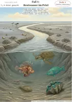 Vorschau - Stundenentwürfe - Ökosystem Wattenmeer - Detektiv-Logikrätsel zu Lebensräumen und Angepasstheit | Biologie Klasse 5/6 - Seite 2