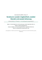 Vorschau - Unterrichtsreihen - Strukturen sozialer Ungleichheit - Unterrichtsreihe Sek II - Seite 1