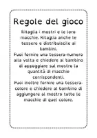 anteprima - Giochi - Gioco per imparare numeri e colori - Accoglienza classe prima - Pagina 1