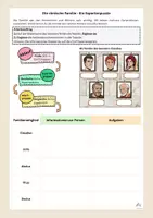 Vorschau - Arbeitsblätter - Die römische Familie - Eine Familie? (Expertenpuzzle) - Deckblatt