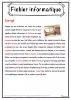 Aperçu - Inclusion - Fichier informatique – Fiche : texte à trous, compréhension orale et mots mêlés - Page 2