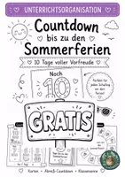 Vorschau - Poster - Countdown bis zu den Sommerferien - Deckblatt