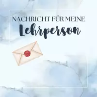 Vorschau - Bildkarten - Teacher Mail - Nachricht für meine Lehrperson - Deckblatt