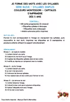 Aperçu - Jeux - Je forme des mots avec les syllabes – Série Bleue - Page 2