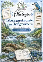 Vorschau - Arbeitsblätter - Ökosystem Fließgewässer: Lebensgemeinschaften – Arbeitsblatt mit Lösung | Berufliche Bildung - Deckblatt