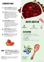 Vorschau - Unterrichtsreihen - Rezept: Rote Grütze | Hauswirtschaft & Ernährung | Klasse 5–9 - Seite 1