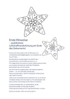 Vorschau - Arbeitsblätter - Winter Kunst - Winter Fensterdeko - Wintersterne - Kunstprojekt Klasse 1-2 - Seite 1
