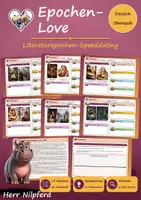Vorschau - Arbeitsblätter - Literaturepochen-Speeddating - Deckblatt