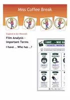Vorschau - Spiele - Film Analysis - Important Terms (I have... Who has? EF-Q2) - Deckblatt
