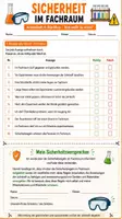 Vorschau - Arbeitsblätter - Fit für den Fachraum ! Unsere Sicherheitsregeln 🥽🧪🥼🔬👩🔬👨🔬 - Seite 3