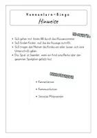 Vorschau - Mal- und Bastelvorlagen - Bingo Kennenlernen | Erste Schulwoche und Schulanfang | Schuljahresbeginn - Seite 1
