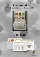 Vorschau - Mal- und Bastelvorlagen - Materialpaket: Kunstkartei „Matisse, Klee, Arcimboldo“ - Deckblatt