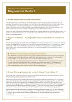 Vorschau - Test - Diagnosetest Deutsch 5. Klasse (Fit für Klasse 5) - Seite 2