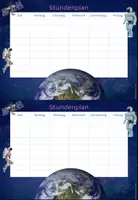 Vorschau - Anderer Materialtyp - Weltraumstarker Stundenplan - Classroom Management - Seite 2