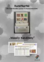 Vorschau - Mal- und Bastelvorlagen - Kunstkartei "Wassily Kandinsky" - Deckblatt