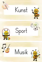 Vorschau - Poster - Klassentier Biene Tagestransparenz Bienenklasse 🐝 | Stundenplankarten & Tagesstruktur | | Grundschule - Seite 3