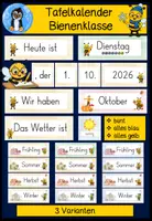Vorschau - Arbeitsblätter - Biene Klassentier – Materialpaket Bienenklasse | Klassenzimmer Deko, Organisation, Schulanfang & Grundschule 🐝Grundschule - Seite 1