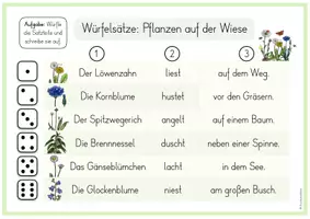 Vorschau - Arbeitsblätter - Wiese - Würfelsätze (2./3./4. Klasse) - Seite 2