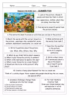 Vorschau - Stundenentwürfe - English for Every Day - Summer Fun - Creative Writing, Words, Grammar - Seite 3