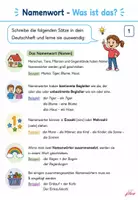 Vorschau - Arbeitsblätter - Nomenheft - Namenwörter üben - Seite 2