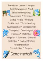 Vorschau - Poster - Delfinklasse - Poster | Klassenraumdekoration (Klassentier) - Seite 2